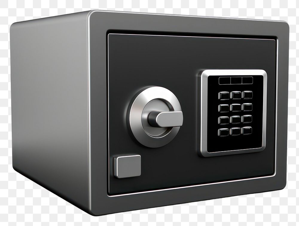 PNG Digital Electronic Safe electronics metal safe. AI generated Image by rawpixel.