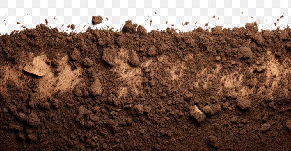 PNG Soil backgrounds chocolate textured. 