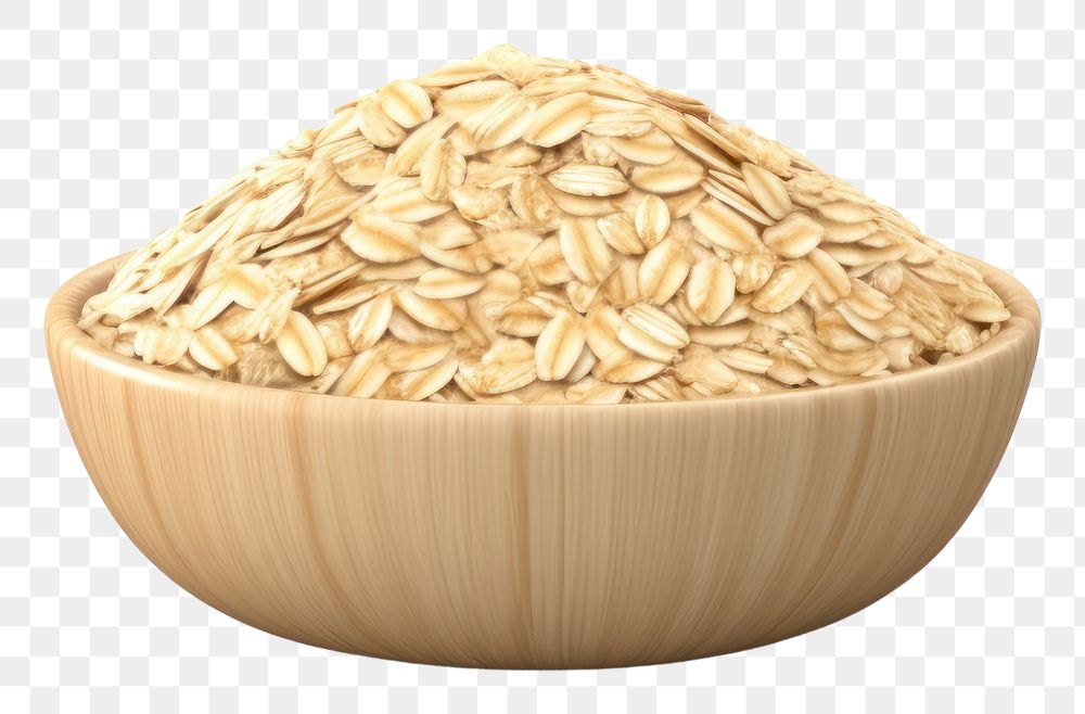 PNG  Oats bowl food seed. AI generated Image by rawpixel.