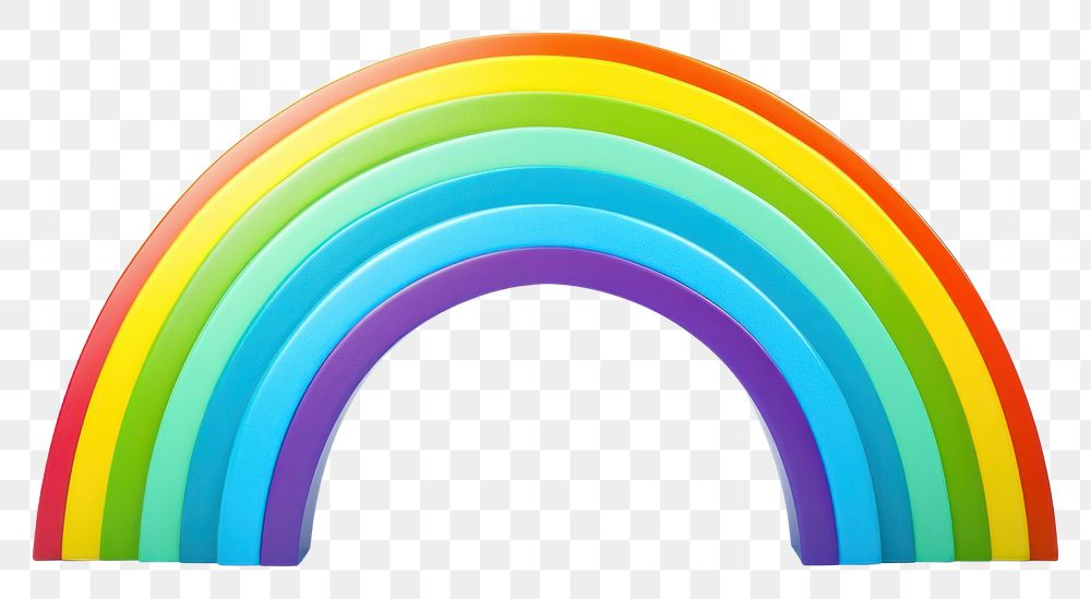 PNG Rainbow could font white background architecture. AI generated Image by rawpixel.