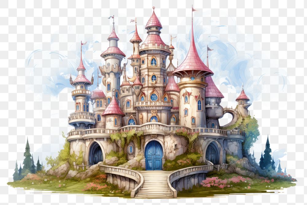 PNG Castle architecture building spirituality.