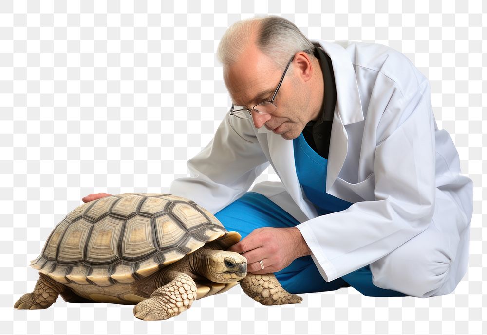 PNG Veterinarian reptile animal doctor. AI generated Image by rawpixel.