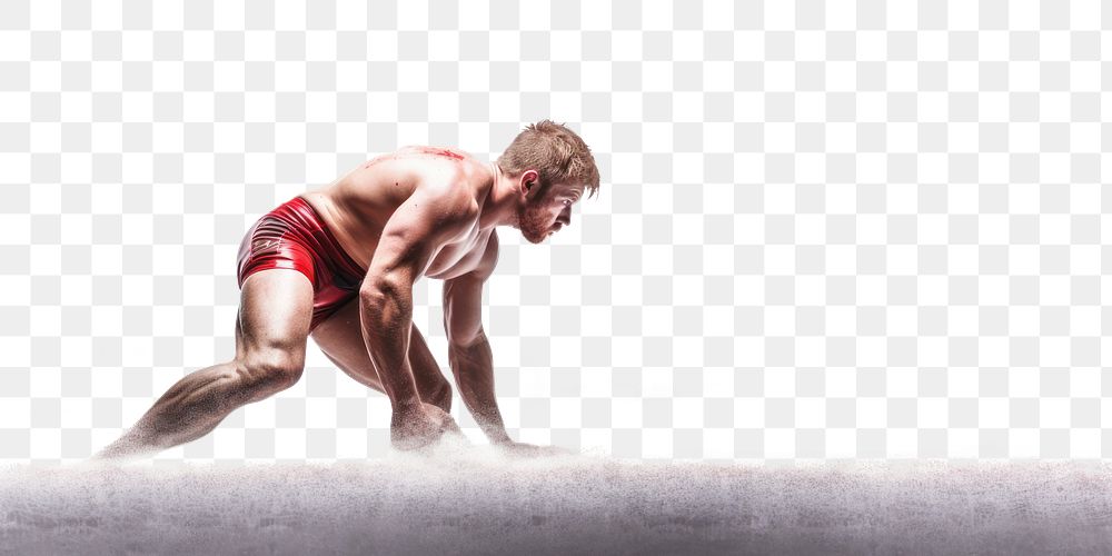 PNG Wrestling sports adult white background. AI generated Image by rawpixel.
