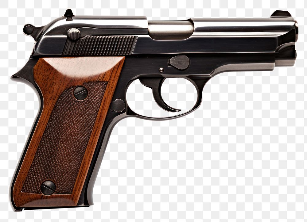 PNG Handgun weapon aggression revolver. AI generated Image by rawpixel.