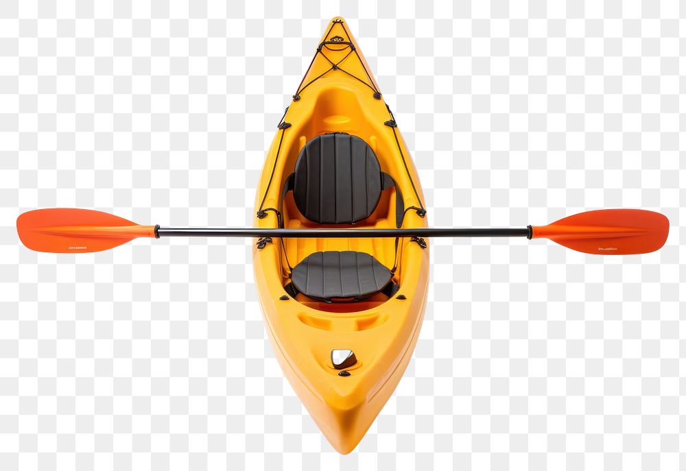 PNG Plastic kayak vehicle paddle canoe. AI generated Image by rawpixel.