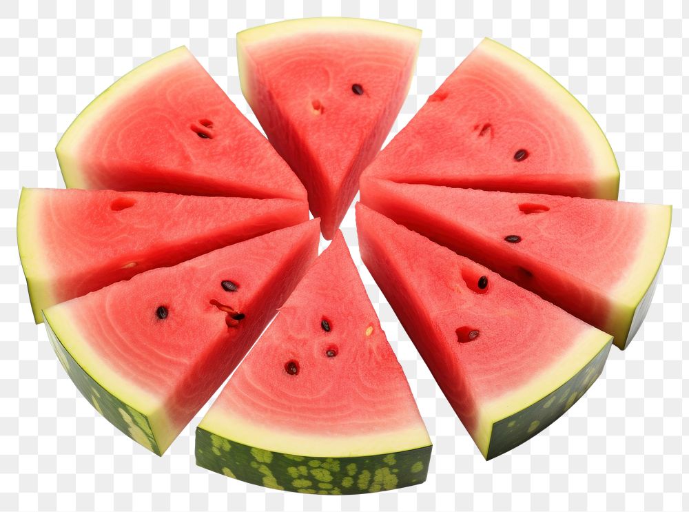 PNG Watermelon slice fruit plant. AI generated Image by rawpixel.