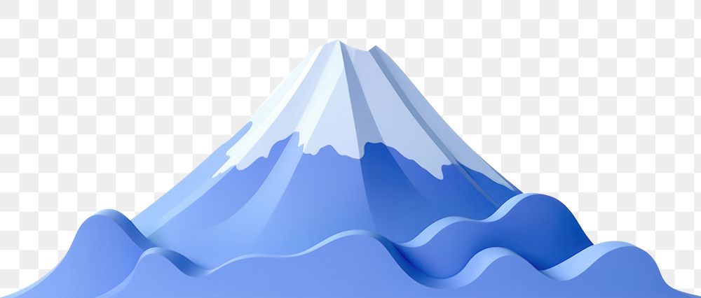 PNG Mountain nature outdoors iceberg. AI generated Image by rawpixel.