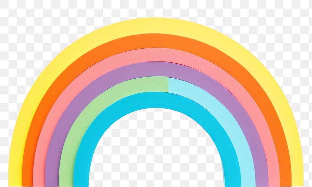 PNG Rainbow white background architecture refraction. AI generated Image by rawpixel.
