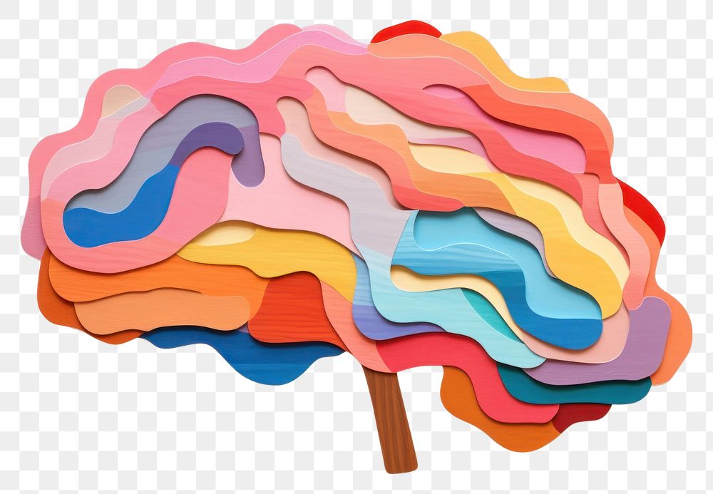 PNG Brain painting brain paper