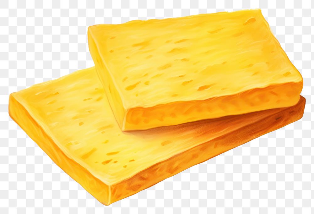 PNG Cheddar Cheese slices rectangle cheese food. AI generated Image by rawpixel.