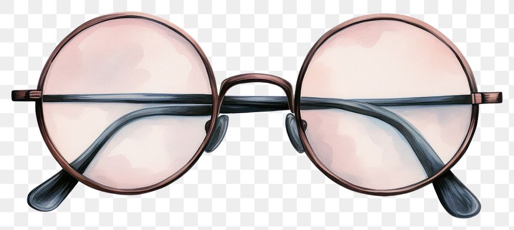 PNG Black Eye Glasses glasses sunglasses white background. AI generated Image by rawpixel.