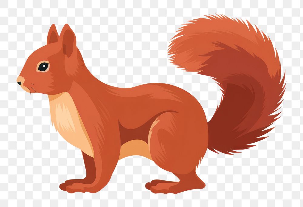 PNG Eurasian red squirrel animal rodent mammal. AI generated Image by rawpixel.