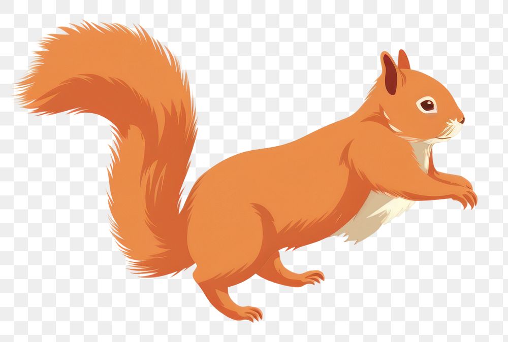 PNG Squirrel animal mammal rodent. AI generated Image by rawpixel.