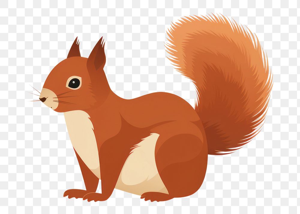 PNG Eurasian red squirrel animal mammal rodent. AI generated Image by rawpixel.