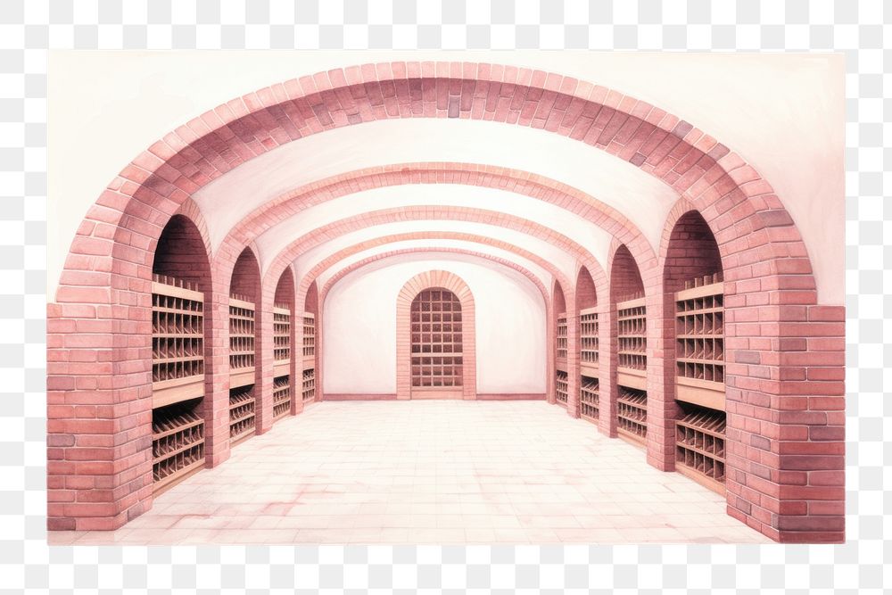 PNG Wine cellar architecture container building. AI generated Image by rawpixel.