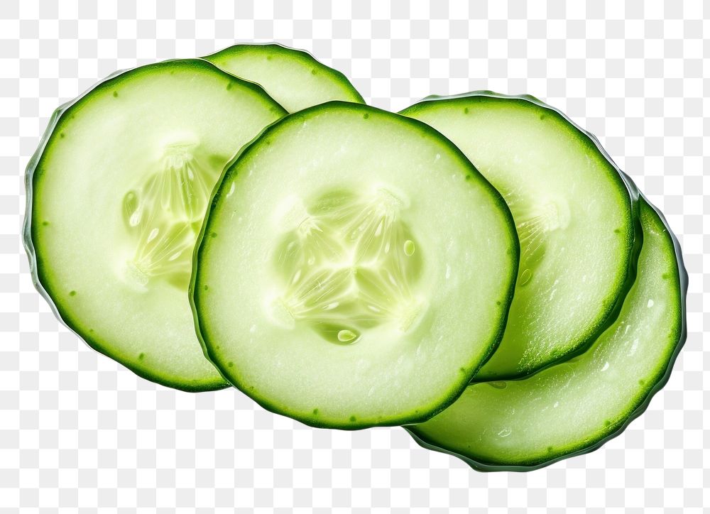 PNG One-Clipping-Path Cucumber cucumber vegetable. 