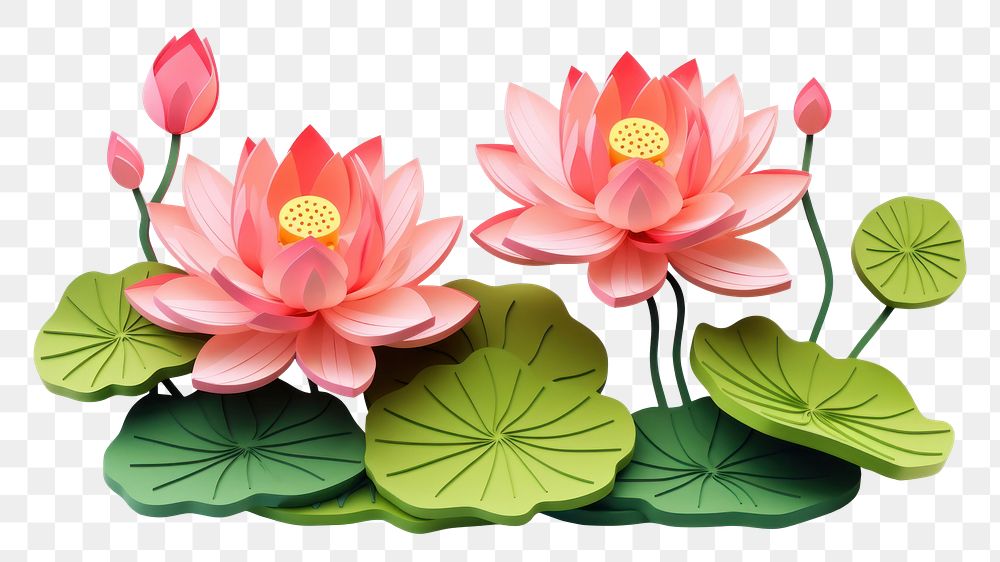 PNG Lotuses flower plant lily. 