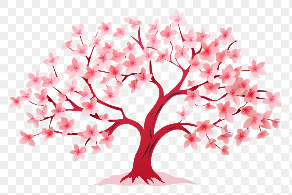 PNG Cherry blossom plant tree art. 