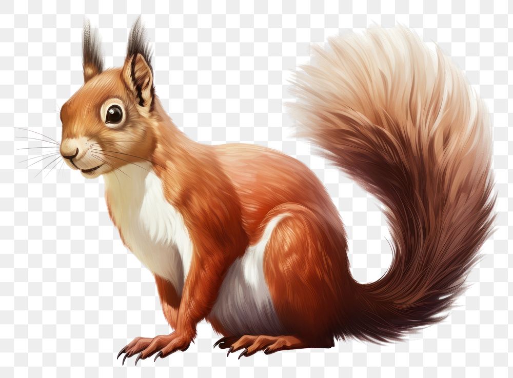 PNG Squirrel rodent mammal animal. AI generated Image by rawpixel.