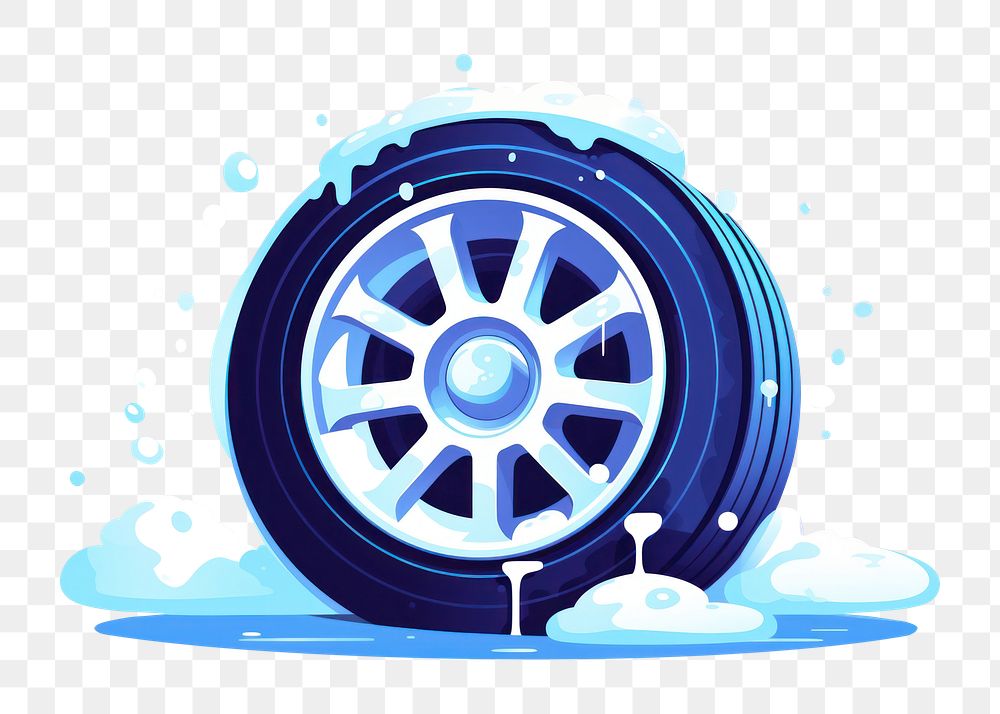 PNG Car wash wheel vehicle spoke. AI generated Image by rawpixel.