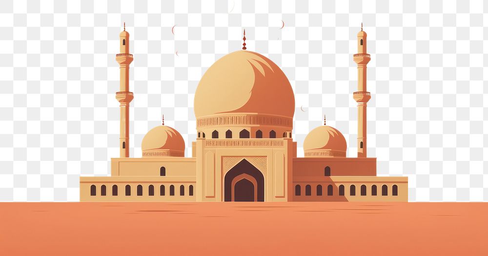 PNG Mosque architecture building dome. AI generated Image by rawpixel.