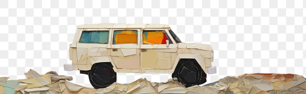 PNG Road trip art painting vehicle. AI generated Image by rawpixel.