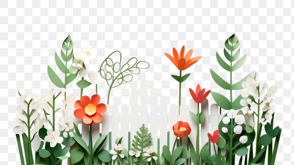 PNG Garden art creativity handicraft. AI generated Image by rawpixel.