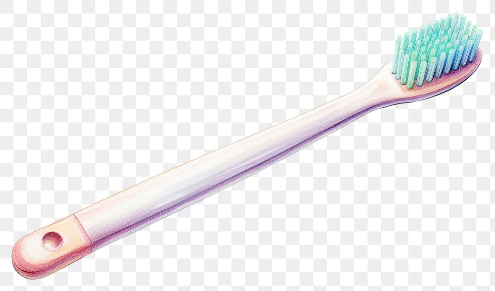 PNG Toothbrush tool white background cleaning. AI generated Image by rawpixel.