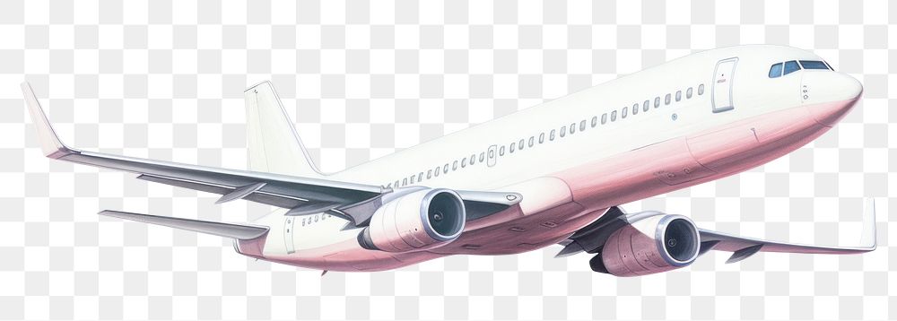 PNG Aircraft airliner airplane vehicle. AI generated Image by rawpixel.