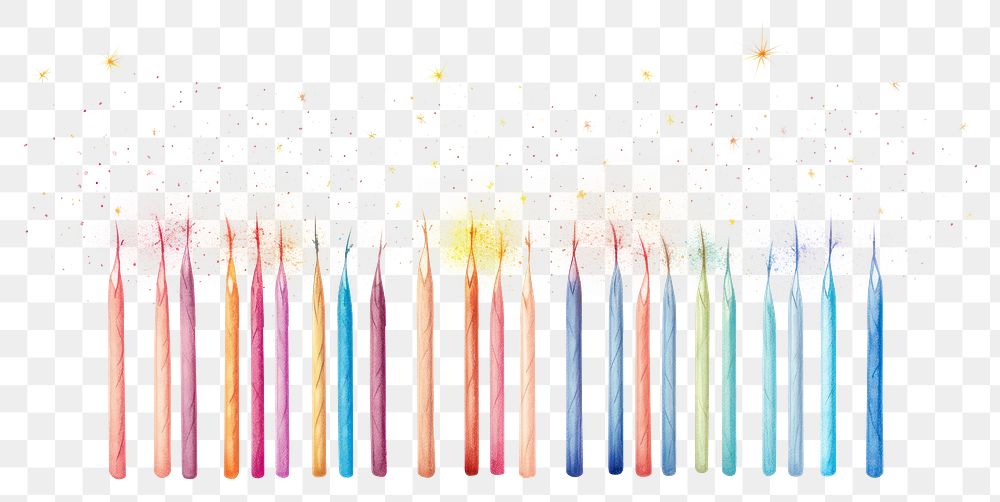 PNG Celebration pencil white background colored pencil. AI generated Image by rawpixel.