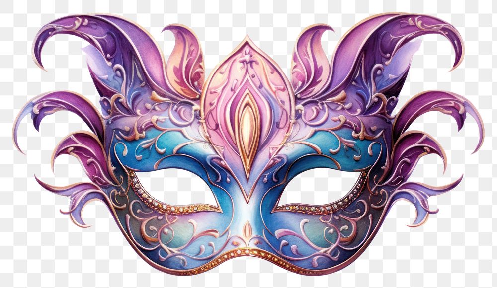 PNG Mardi gras mask carnival  