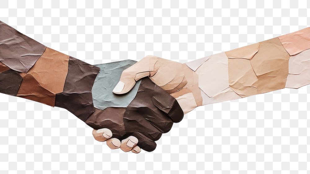 PNG Handshake art togetherness creativity. AI generated Image by rawpixel.