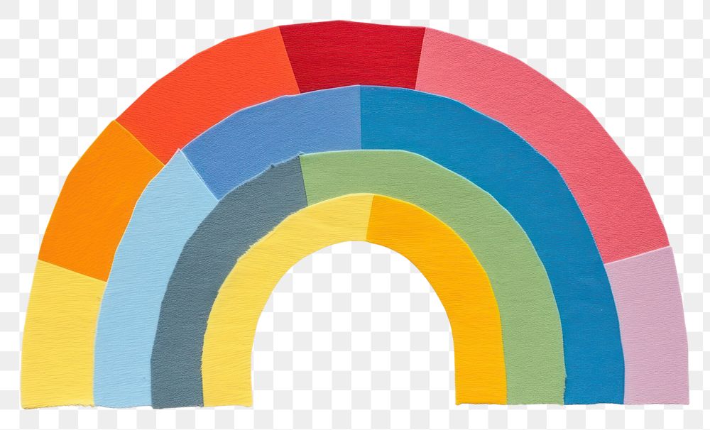 PNG Rainbow architecture creativity spectrum. AI generated Image by rawpixel.
