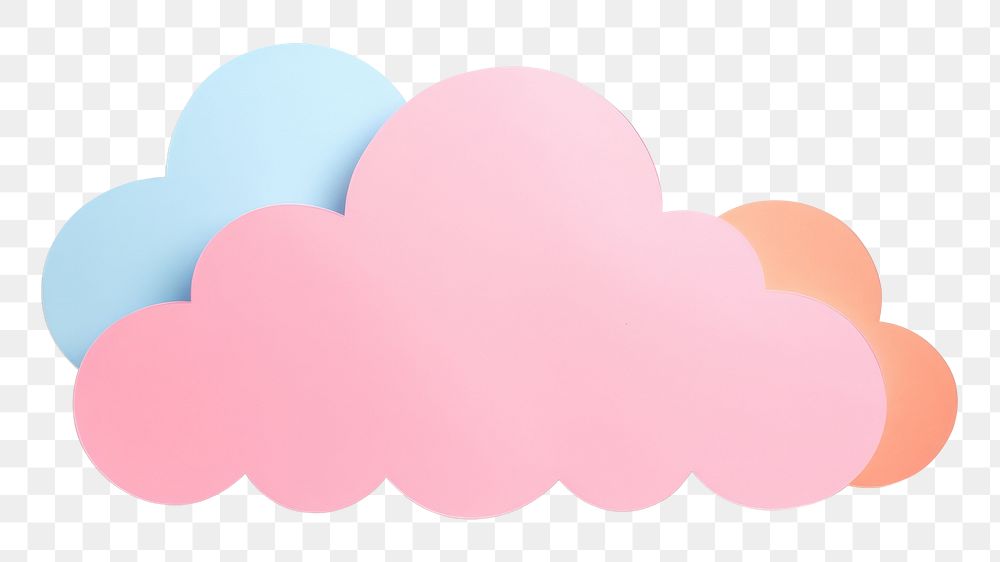 PNG Cloud white background daytime fluffy. AI generated Image by rawpixel.