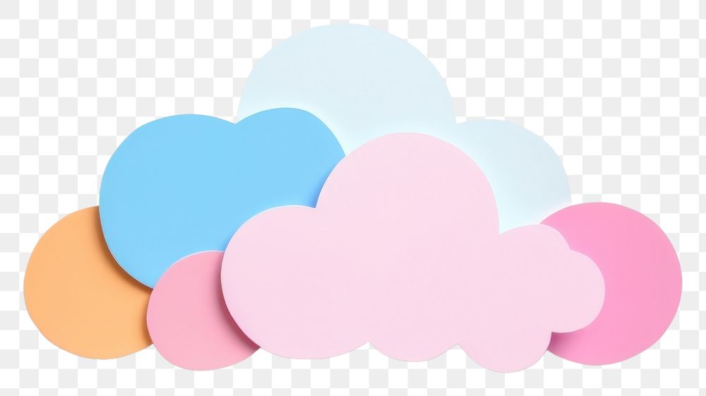 PNG Cloud paper white background creativity. 