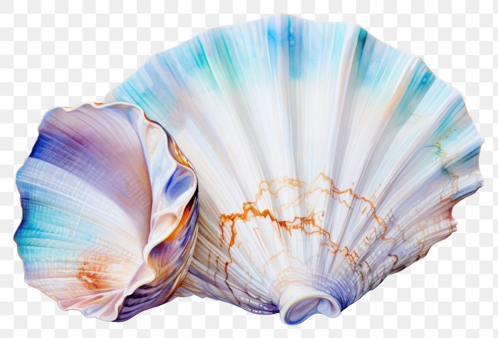 PNG Sea shell clam invertebrate shellfish. AI generated Image by rawpixel.