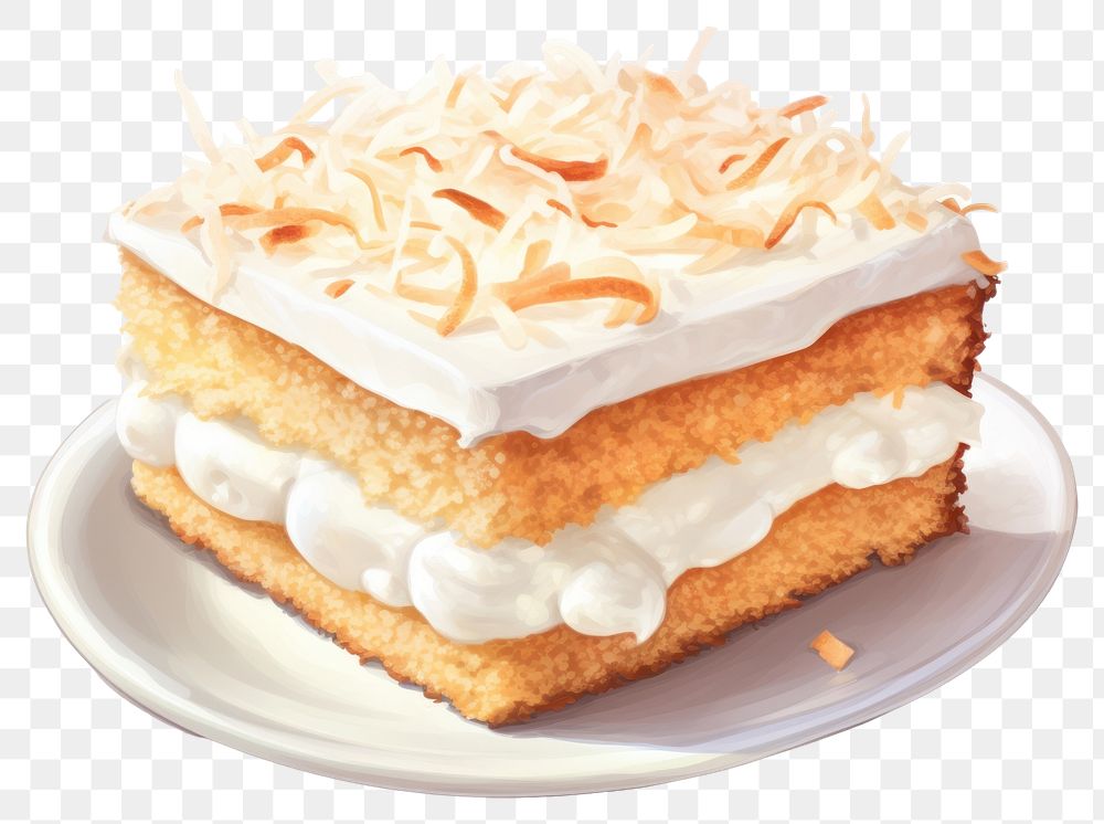 PNG Dessert icing cream food. AI generated Image by rawpixel.
