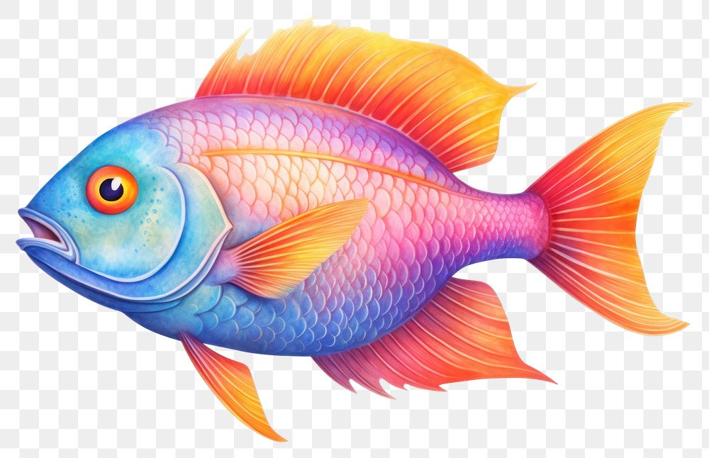 PNG Fish goldfish cartoon drawing. 