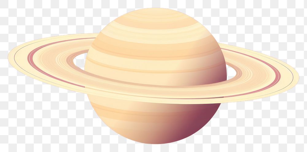 PNG Saturn astronomy space universe. 