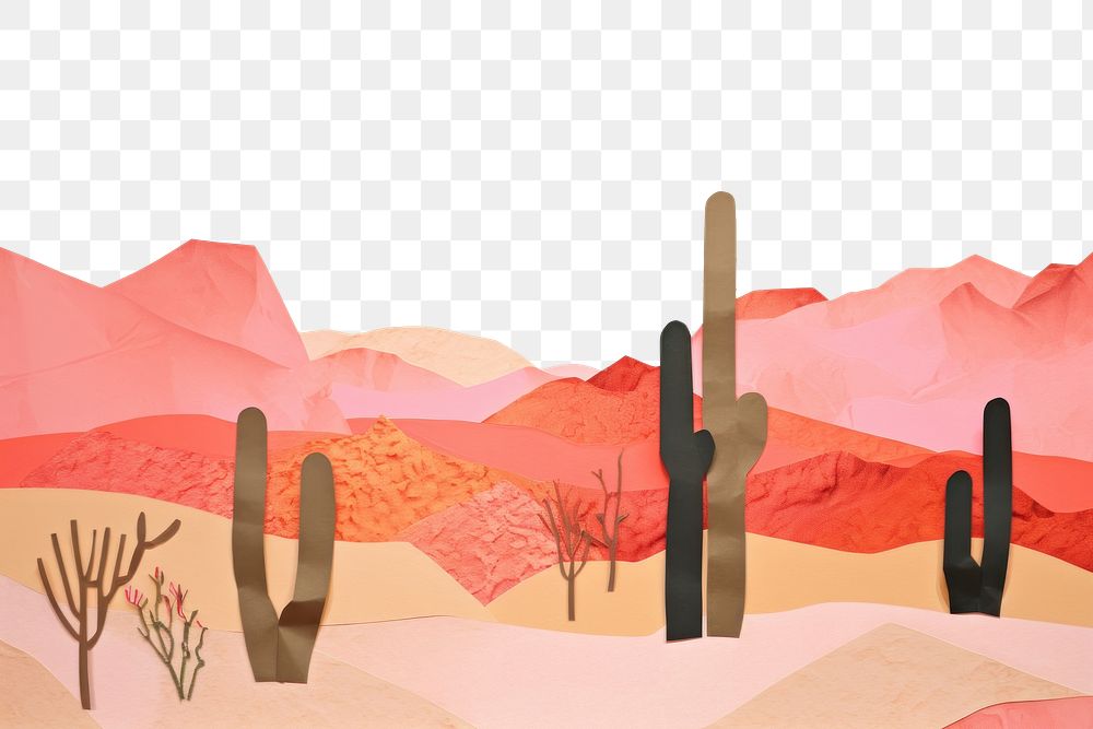 PNG Desert art outdoors nature. AI generated Image by rawpixel.