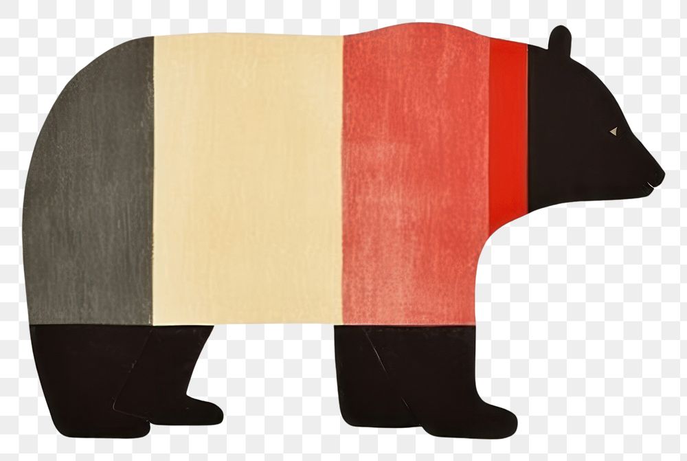 PNG Bear bear art mammal. AI generated Image by rawpixel.