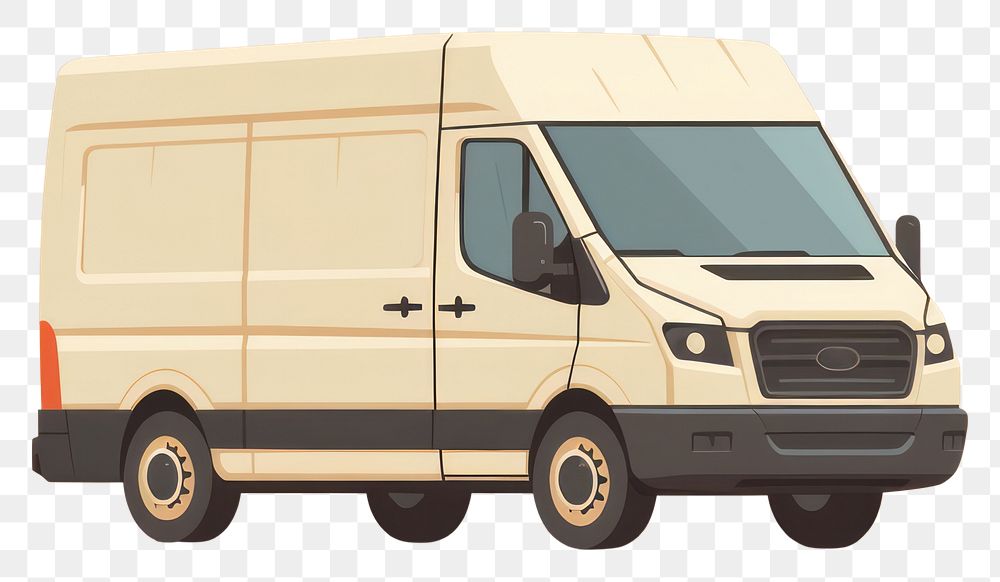PNG Delivery van vehicle transportation architecture. AI generated Image by rawpixel.