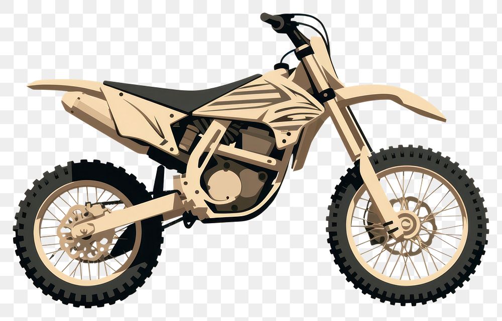 PNG Bike motorcycle motocross vehicle. AI generated Image by rawpixel.