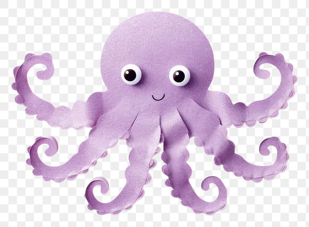 PNG Octopus animal nature white background. AI generated Image by rawpixel.