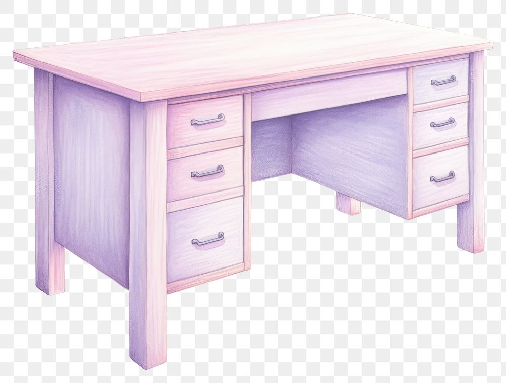 PNG Desk furniture drawer table. AI generated Image by rawpixel.