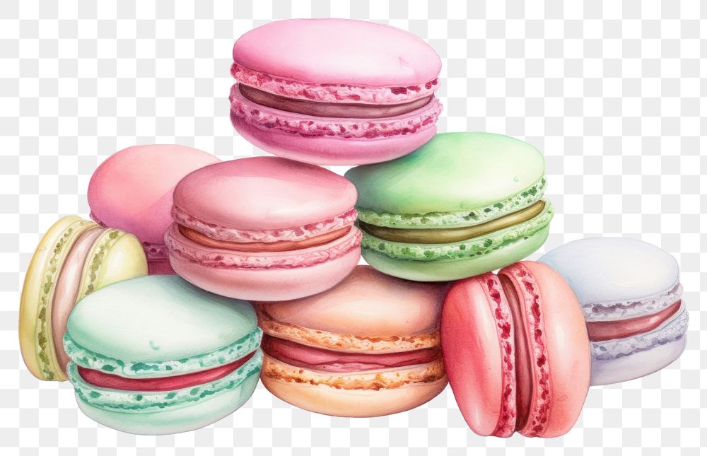 PNG Macarons macarons food  