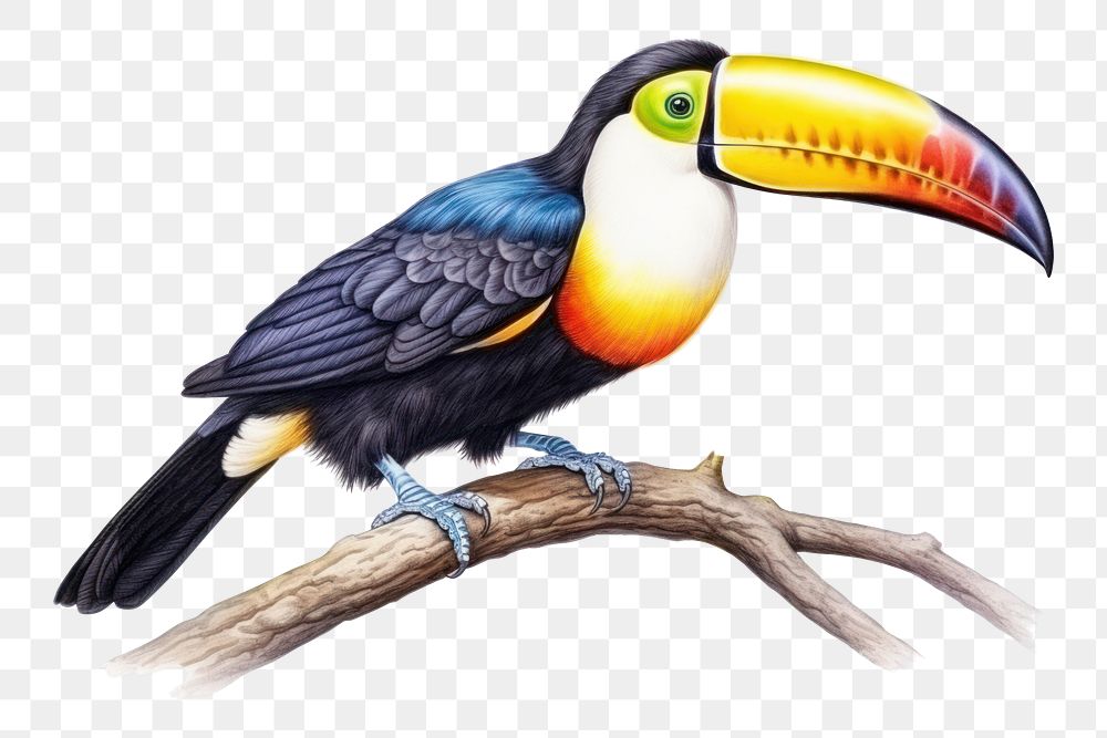 PNG Toucan animal bird beak. 