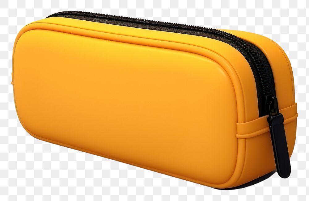 PNG  Pencil case suitcase luggage white background. AI generated Image by rawpixel.
