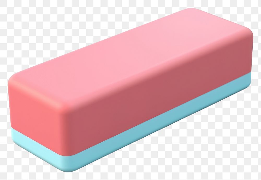 PNG  Eraser white background rectangle fondant. AI generated Image by rawpixel.