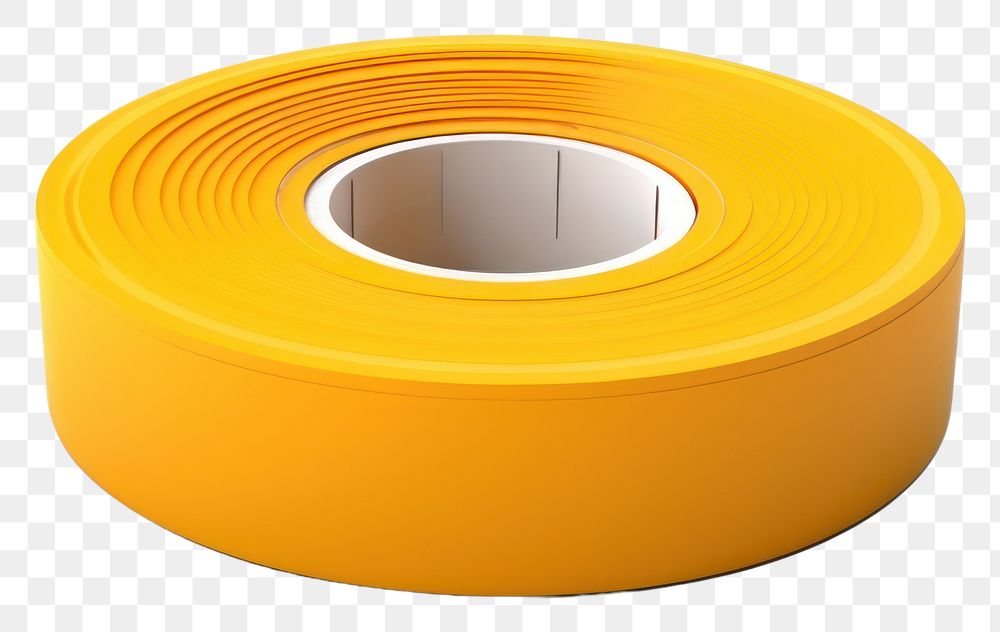 PNG  Tape white background cylinder circle. AI generated Image by rawpixel.